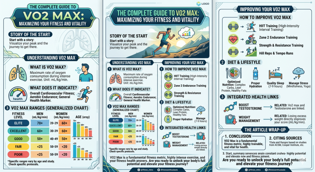 VO2 max chart by age for men and women