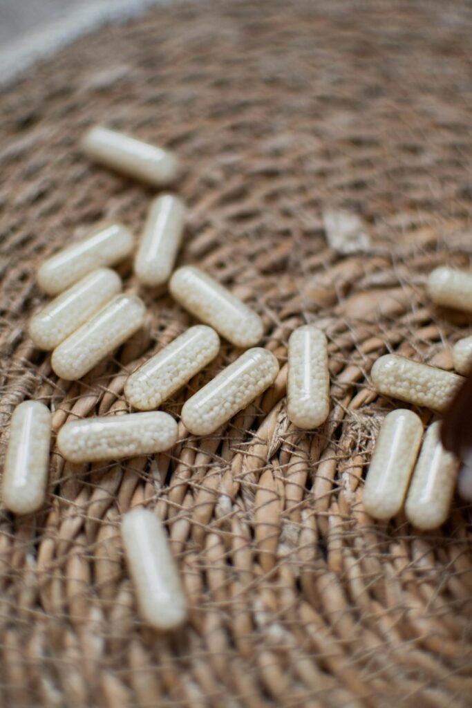 boron testosterone supplement capsules and mineral-rich foods