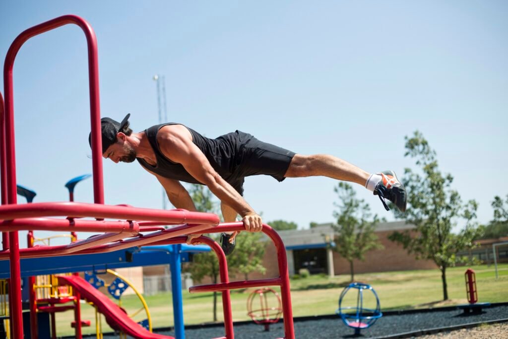 man running outdoors, training to improve vo2 max