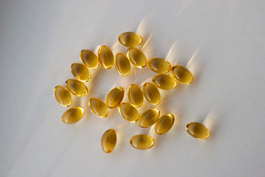 longevity supplements like NMN and resveratrol capsules on a clean surface