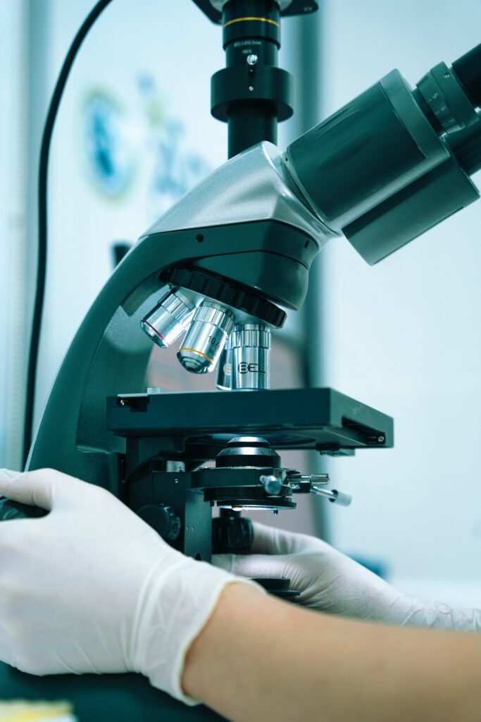 what is SHBG - scientist analyzing blood sample data on screen