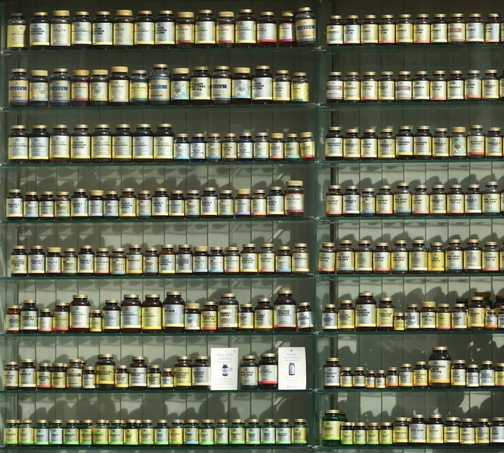 skeptical shopper wondering if supplements are a waste of money